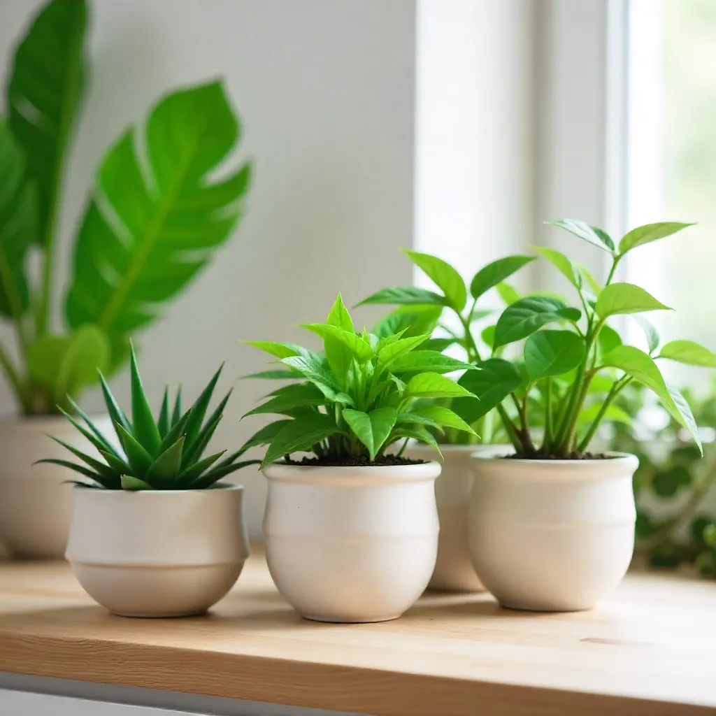 Small plants for apartment spaces